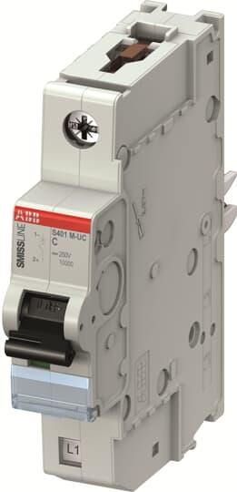 ABB Leitungsschutzschalter Typ C, 1-polig 6A 220V SMISSLINE TP DIN-Schienen-Montage