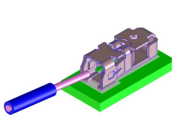 Produktfoto 1 von Molex Leiterplattenbuchse gewinkelt 1-polig / 1-reihig