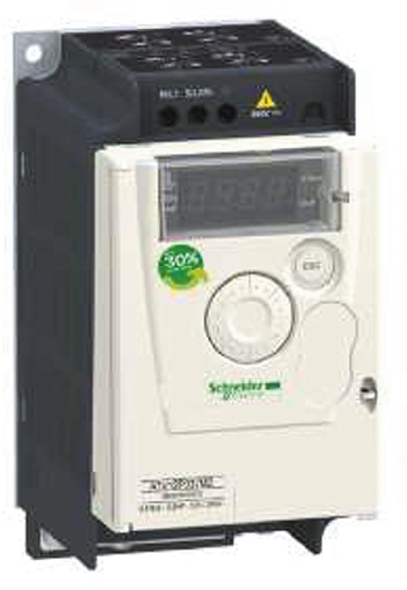 Produktfoto 1 von Schneider Electric ATV 12, 1-Phasen Frequenzumrichter, 110 V ac / 11,4 A 0.5 → 400Hz für Asynchronmotoren