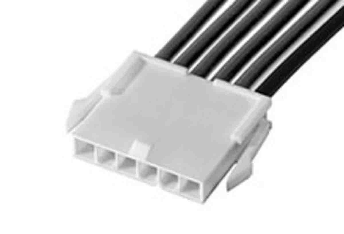 Produktfoto 1 von Molex Mini-Fit Jr. Platinenstecker-Kabel 215320 Mini-Fit Jr. / Mini-Fit Jr. Buchse / Buchse Raster 4.2mm, 150mm