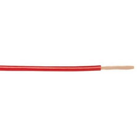 Produktfoto 1 von Alpha Wire Einzeladerleitung 1,3 mm², 16 AWG 30m Rot PVC isoliert Ø 2.11mm UL1007