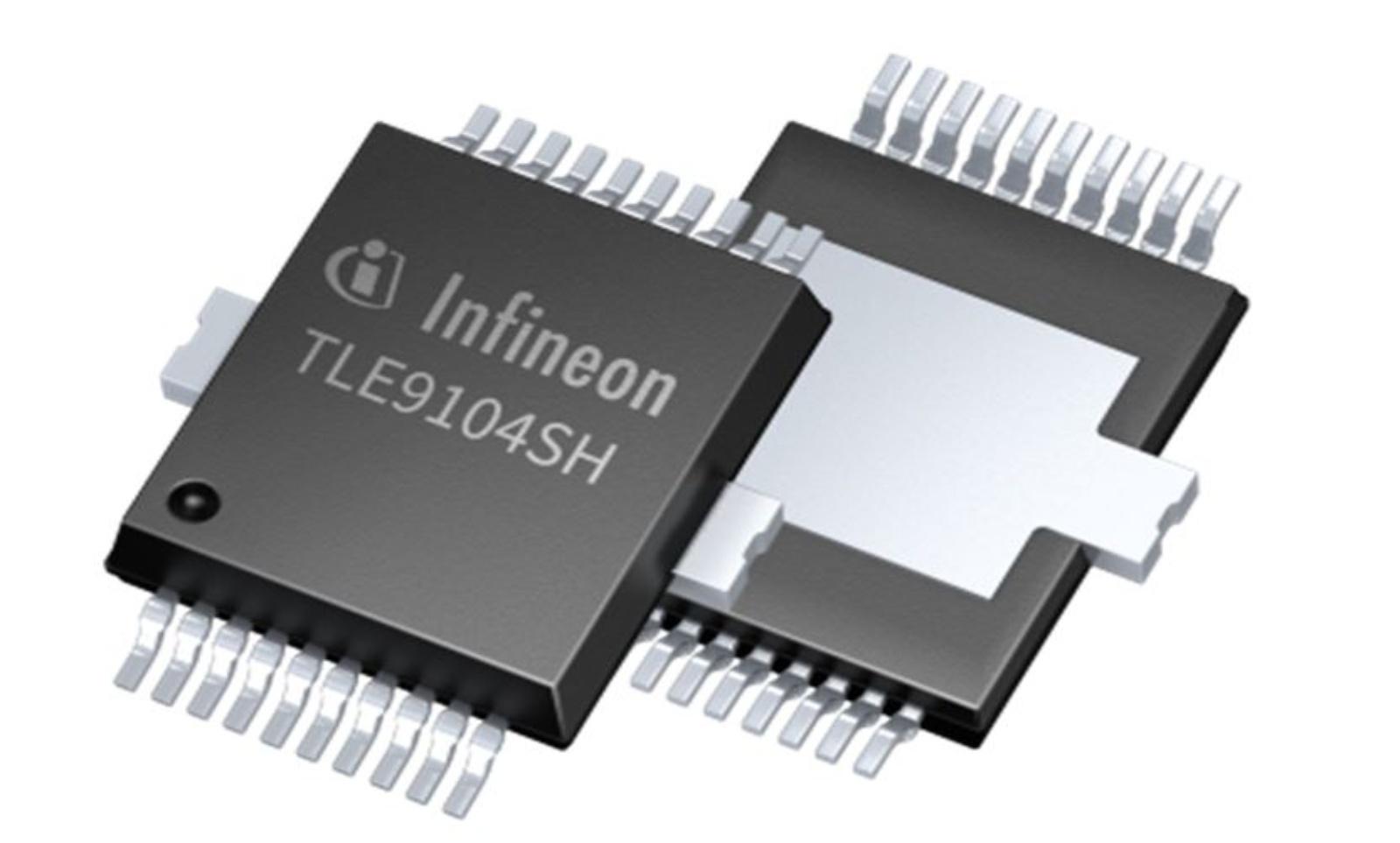 Produktfoto 1 von Infineon Power Switch IC Antriebsschalter Niederspannungsseite 4-Kanal 5 V max. 4 Ausg.