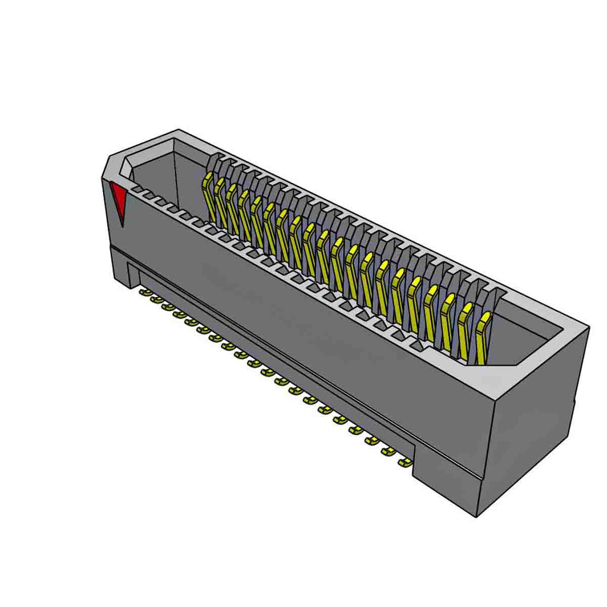 Produktfoto 1 von Samtec ASP Leiterplatten-Stiftleiste Gerade, 40-polig / 2-reihig, Raster 0.8mm, Ummantelt