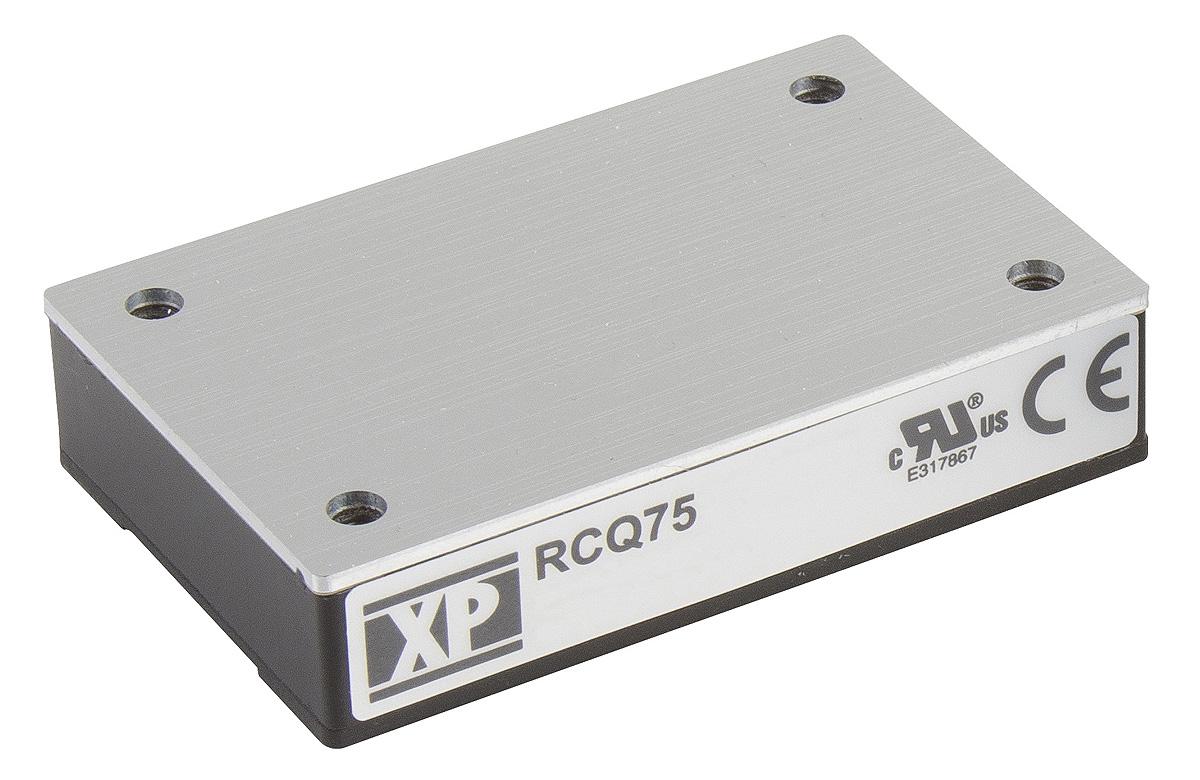 Produktfoto 1 von XP Power RCQ75 DC/DC-Wandler 75W 72 V dc IN, 12V dc OUT / 6.25A 3kV ac isoliert