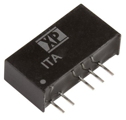 Produktfoto 1 von XP Power ITA DC/DC-Wandler 1W 24 V dc IN, ±5V dc OUT / ±100mA 1.5kV dc isoliert