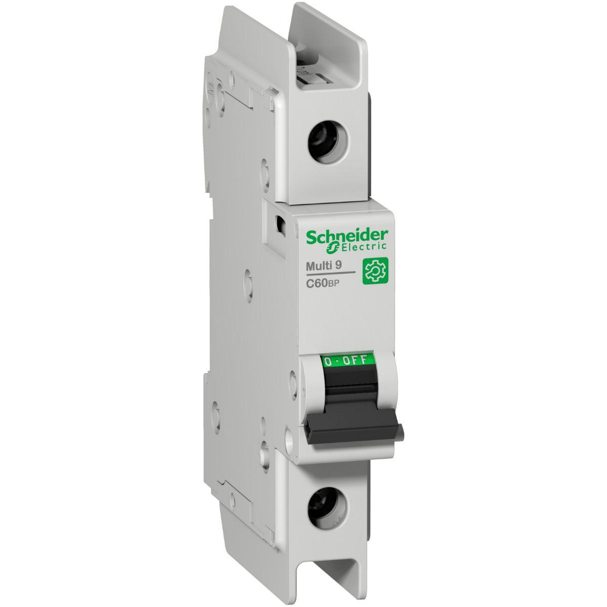 Schneider Electric Motorleistungsschalter Typ D, 1-polig 2A 277V Multi 9 DIN-Schienen-Montage