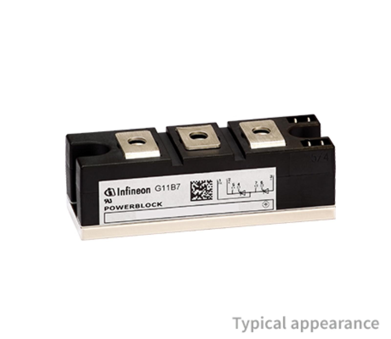 Produktfoto 1 von Infineon Diode Thyristormodul 162A BG-PB34AT-1 1600V 4400A 260A