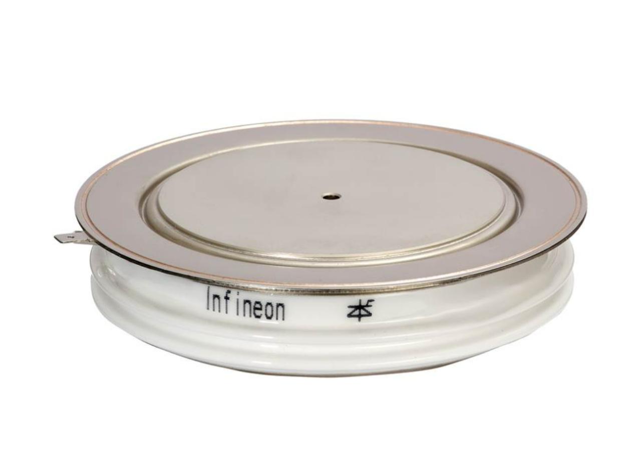 Produktfoto 1 von Infineon SCR Thyristor 2720A BG-T12026K-1 2800V 43500A 4.28kA