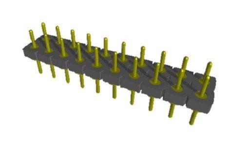 Samtec BDL Leiterplattenbuchse Gerade 20-polig / 2-reihig, Raster 2.54mm