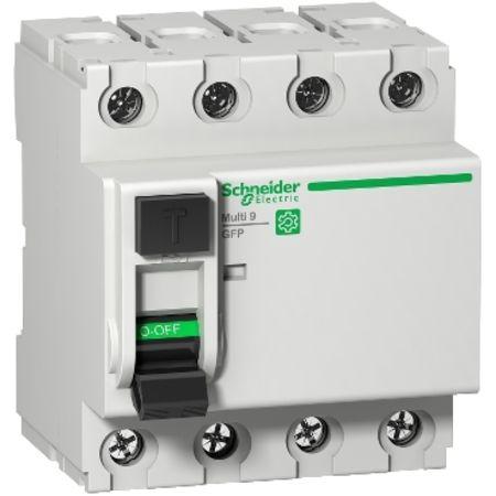 Schneider Electric MCB Leitungsschutzschalter, 4-polig 25A, Abschaltvermögen 1,5 kA Multi 9 DIN-Schienen-Montage