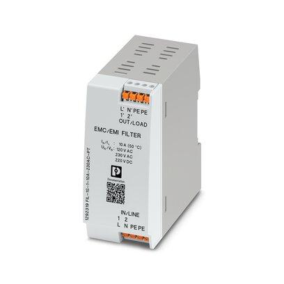 Produktfoto 1 von Phoenix Contact EMV-Filter, 230 V ac, 10A, DIN-Schiene, 1-phasig