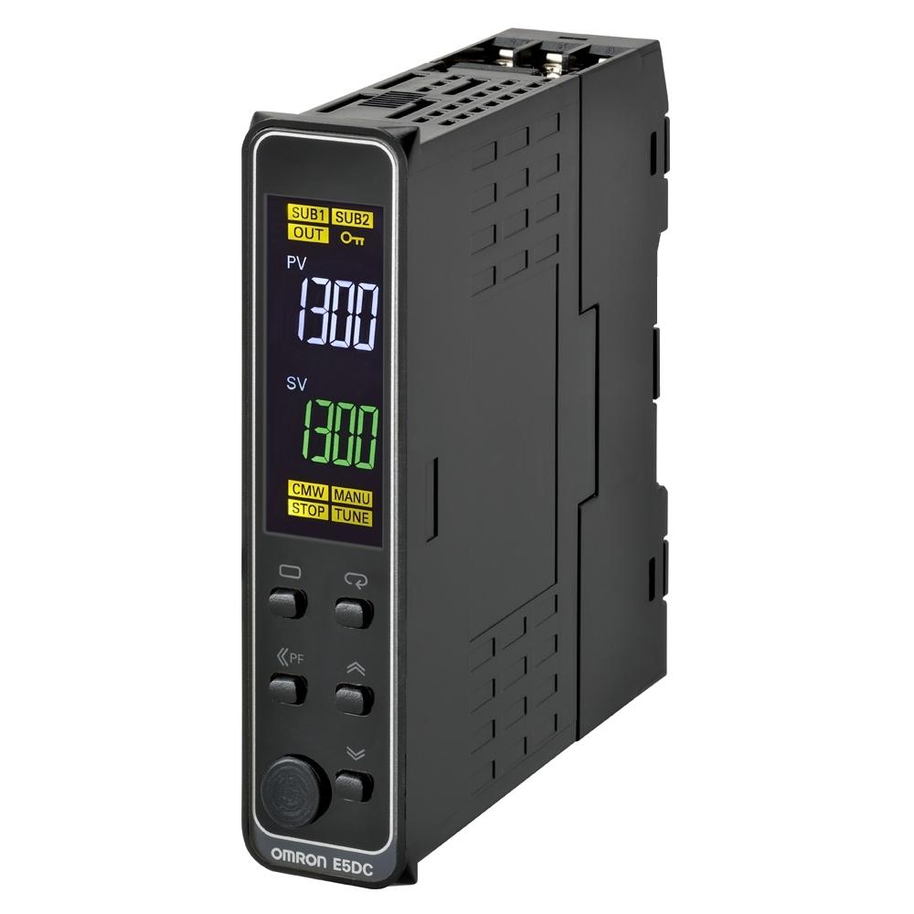 Produktfoto 1 von Omron E5DC Controller DIN-Schiene, 0 x Linear Ausgang/ Universell Eingang, 100 → 240 V AC, 22.5mm