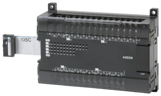 Produktfoto 1 von Omron SPS-E/A Modul für Omron Electronics SYSMAC CP1H/CP1L, 12 x DC IN / 8 x Transistor OUT, 86 x 90 x 50 mm