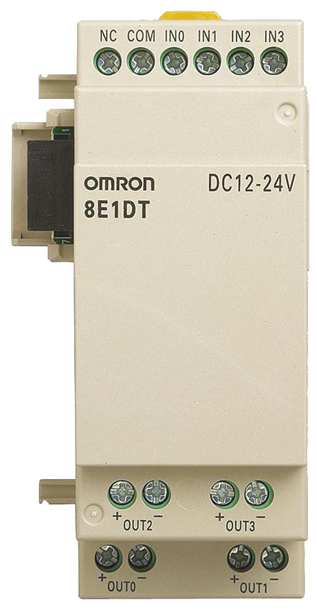 Produktfoto 1 von Omron Zen E/A-Modul, 4 Eing. Transistor Ausg.Typ Analog Eing.Typ für ZEN Series 12 → 24 V dc