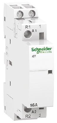 Produktfoto 1 von Schneider Electric Acti9 iCT iCT Leistungsschütz, 2 -polig 2 Schließer, 250 V ac / 16 A