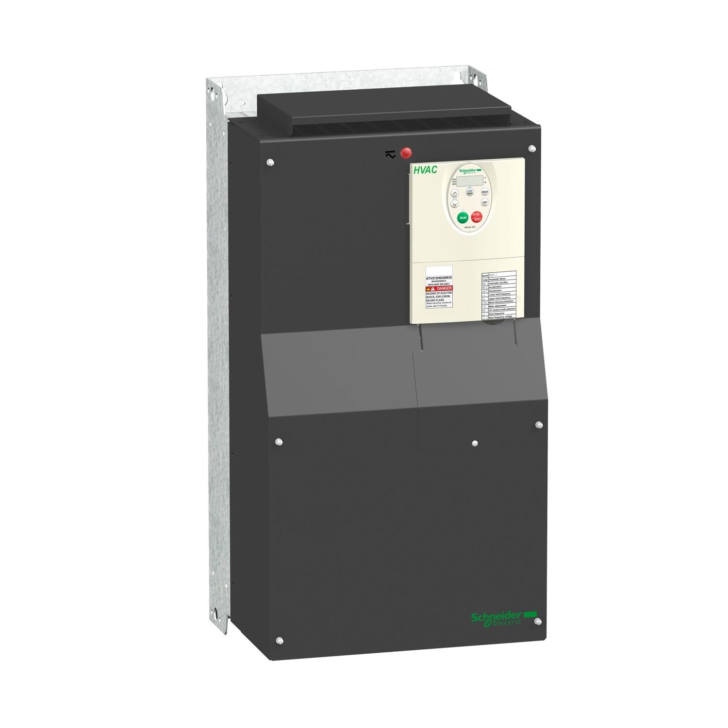 Schneider Electric ATV212, 3-Phasen Drehzahlgeregelter Antrieb 30 kW, 240 V / 89,5 A für Asynchrone Motoren