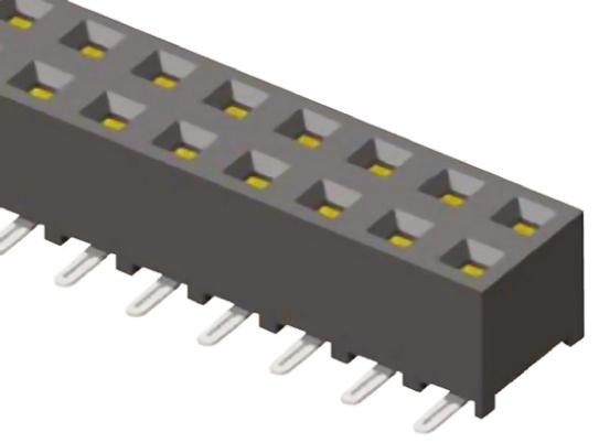 Produktfoto 1 von Samtec SMM Leiterplattenbuchse Gerade 30-polig / 2-reihig, Raster 2mm