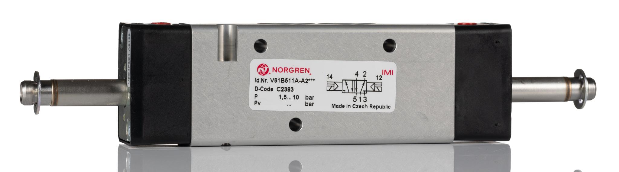 Produktfoto 1 von Norgren V61 Pneumatik-Magnetventil, Magnet/Magnet-betätigt