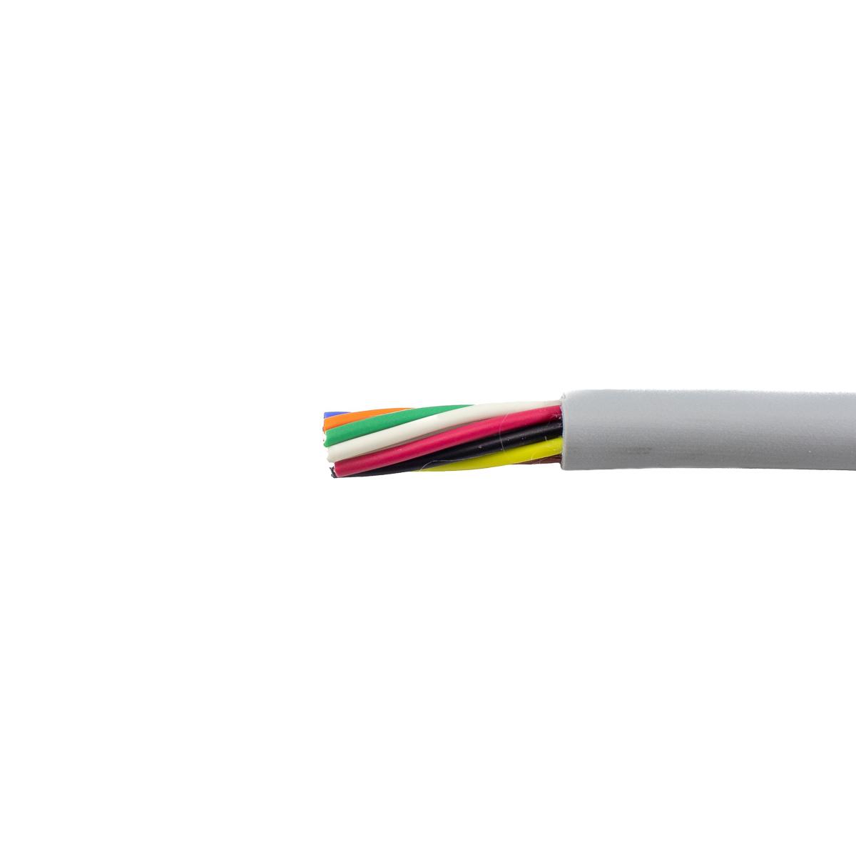 Produktfoto 1 von Alpha Wire EcoFlex ECO Steuerkabel, 8-adrig x 0,35 mm² Grau, 30m, 22 AWG ungeschirmt