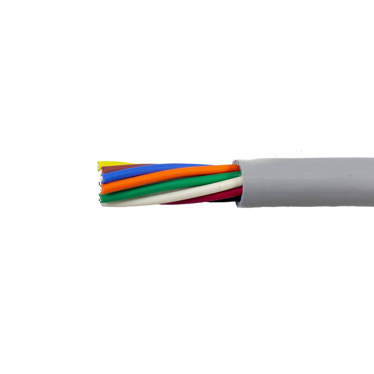 Produktfoto 1 von Alpha Wire EcoFlex ECO Steuerkabel, 9-adrig x 0,56 mm² Grau, 30m, 20 AWG ungeschirmt