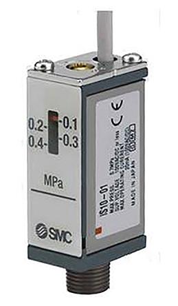 Produktfoto 1 von SMC IS10M Druckschalter, 100V ac/dc, 0.1MPa → 0,4 MPa