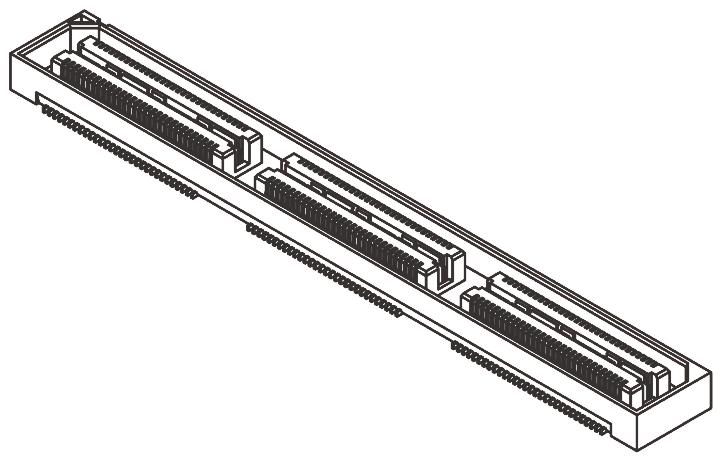 Produktfoto 1 von Samtec QSH Leiterplattenbuchse Gerade 180-polig / 2-reihig, Raster 0.5mm