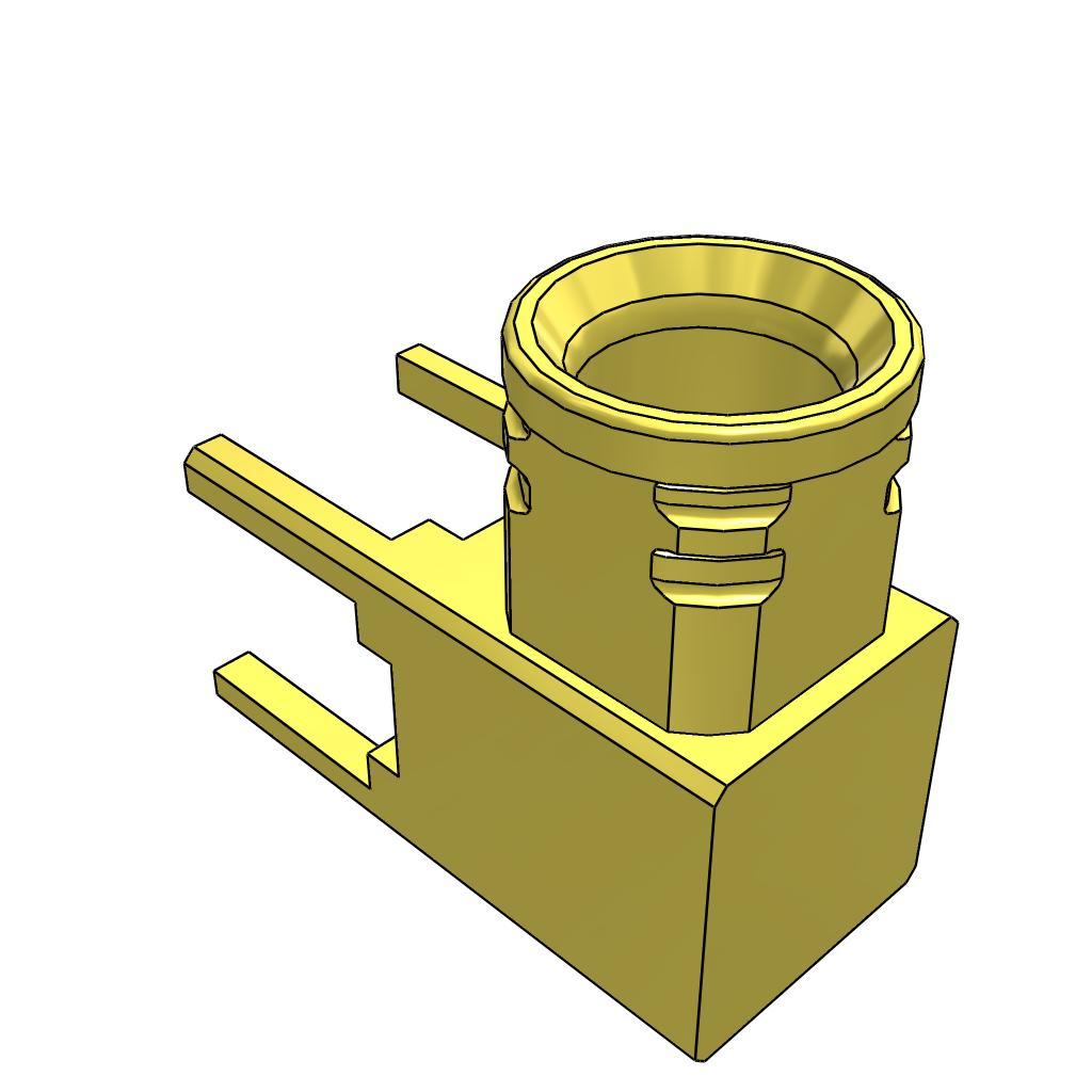 Samtec HDBNC RF Leiteranschlussmutter für-HDBNC