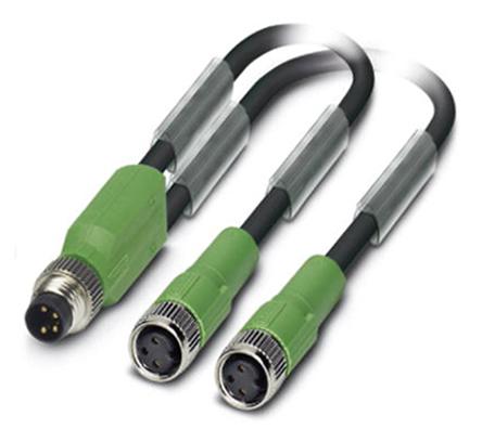 Produktfoto 1 von Phoenix Contact konfektioniertes Sensorkabel 3-adrig Stecker / M8 x 2 Buchse, Länge 1.5m