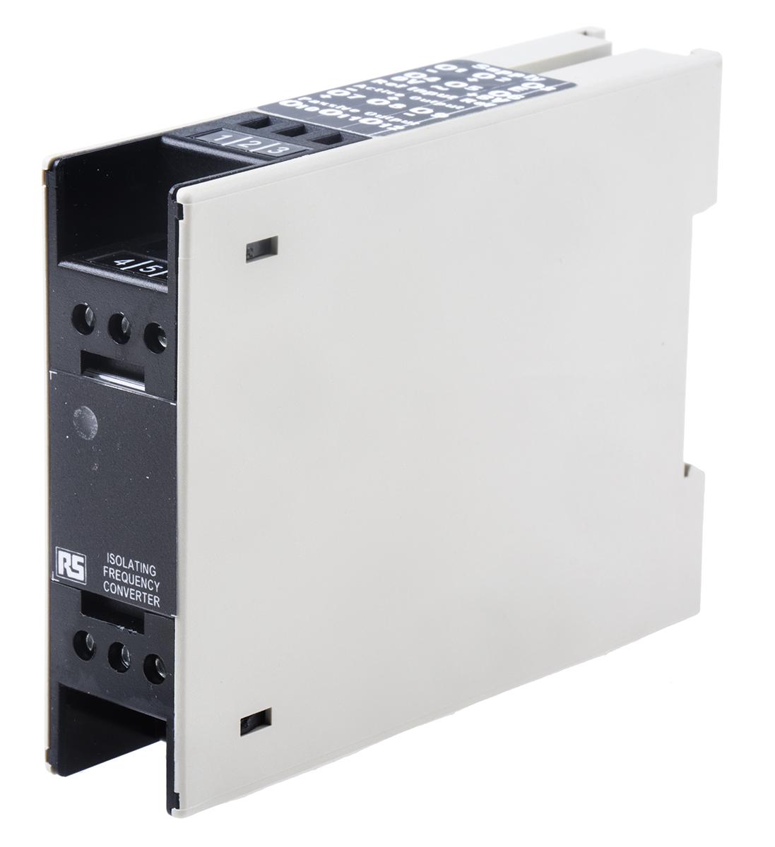 Produktfoto 1 von RS PRO Signalwandler, Frequenzwandler 8 → 30V dc, Frequenz 0 → 5kHz EIN / Strom 4 → 20mA AUS