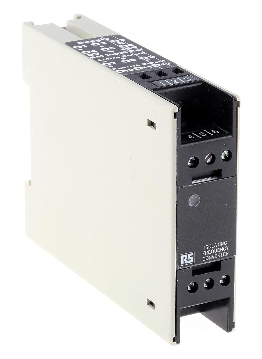 Produktfoto 1 von RS PRO Signalwandler, Frequenzwandler 8 → 30V dc, Frequenz 0 → 1kHz EIN / Strom 4 → 20mA AUS