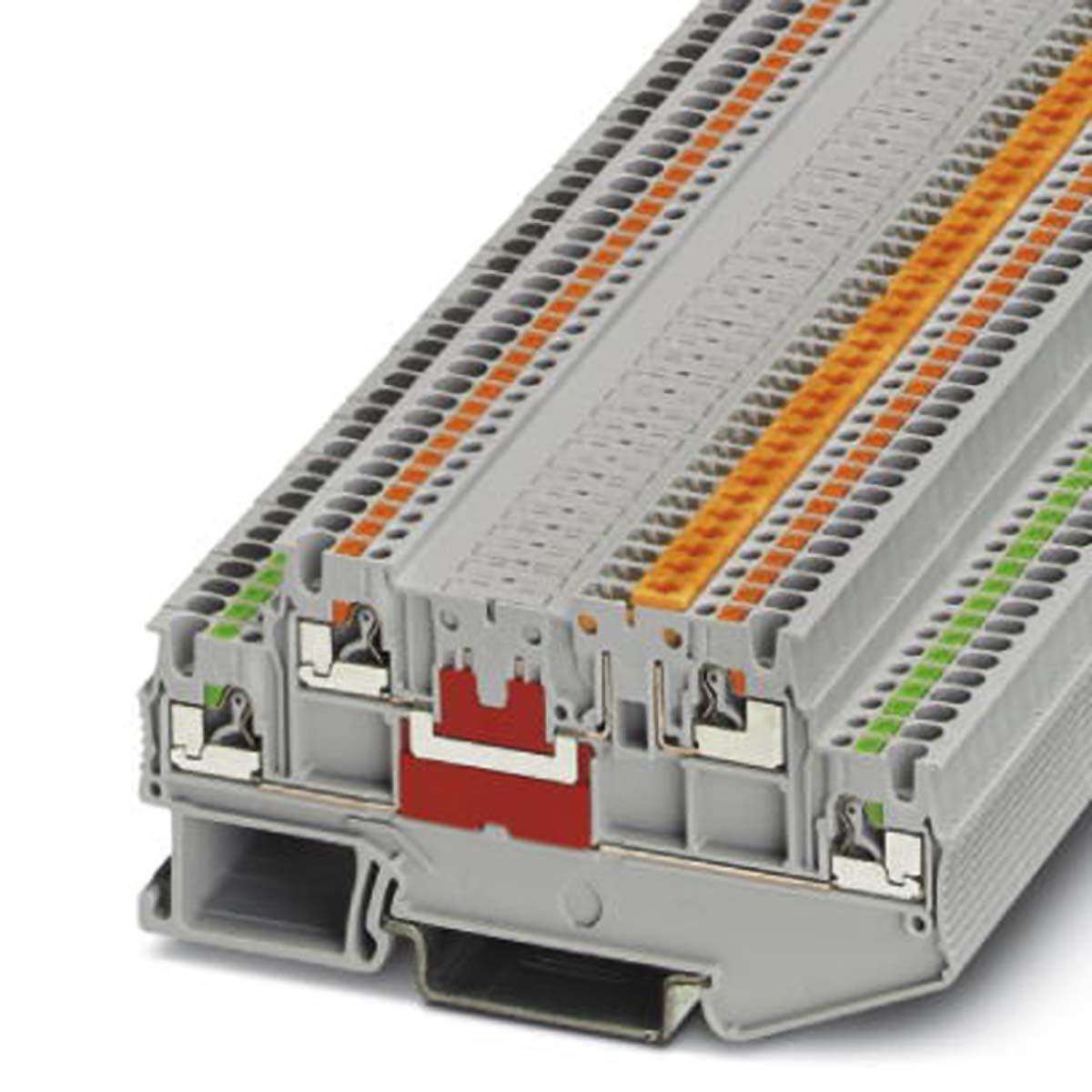 Produktfoto 1 von Phoenix Contact PTT 1.5/S-L/MT Reihenklemmenblock Grau, 400 V / 9A