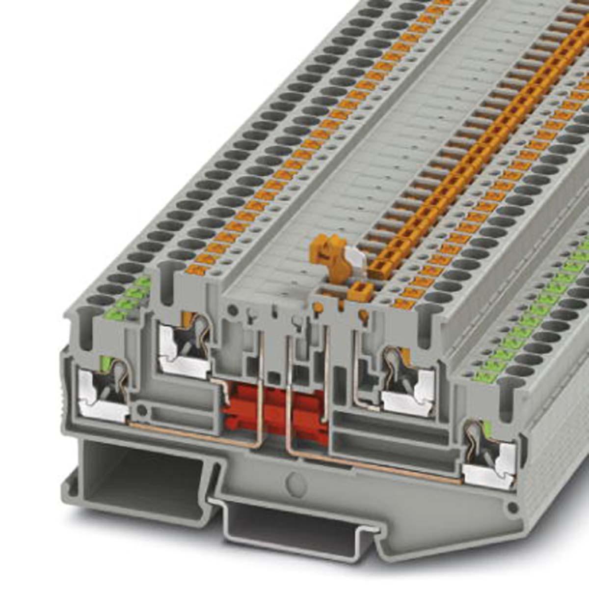 Produktfoto 1 von Phoenix Contact PTT 2.5-L/MT Reihenklemmenblock Grau, 400 V / 16A