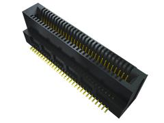 Samtec Serie MEC8-DV Kantensteckverbinder, 0.8mm, 20-polig, 2-reihig, Vertikal, Buchse, Kantenmontage