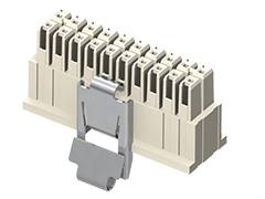 Samtec IPD1 Crimpsteckverbinder-Gehäuse Stecker 2.54mm, 10-polig / 2-reihig Gerade, Kabelmontage für