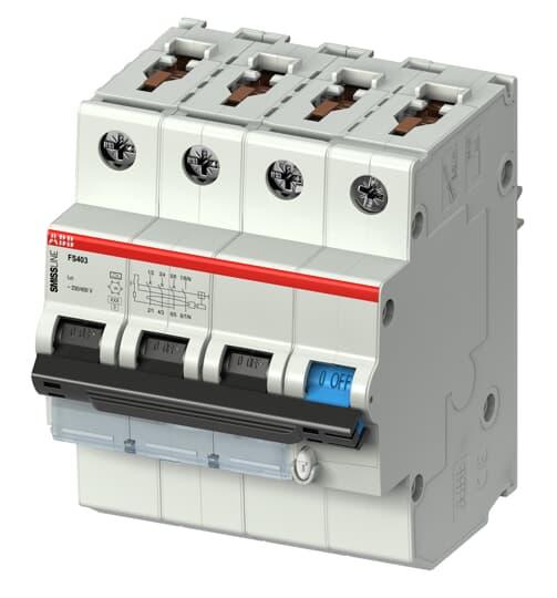 Produktfoto 1 von ABB FS400M RCCB, 4-polig, 16A, 30mA SMISSLINE TP