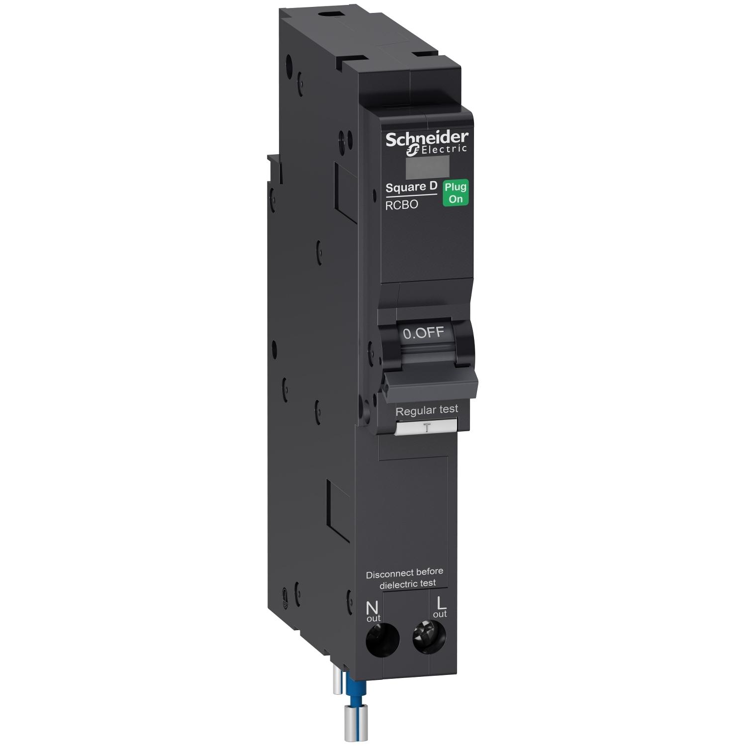 Produktfoto 1 von Schneider Electric Qovs Leitungsschutzschalter Typ AC, 1-polig 10A Square D