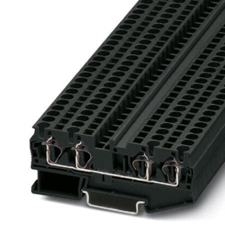 Produktfoto 1 von Phoenix Contact ST 4-QUATTRO BK Reihenklemme Schwarz, 0.08 → 6mm², 800 V / 32A