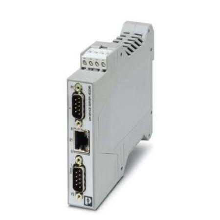 Produktfoto 1 von Phoenix Contact Serieller Device Server 1 Ethernet-Anschlüsse 2 serielle Ports RS232, RS422, RS485 100m 100Mbit/s