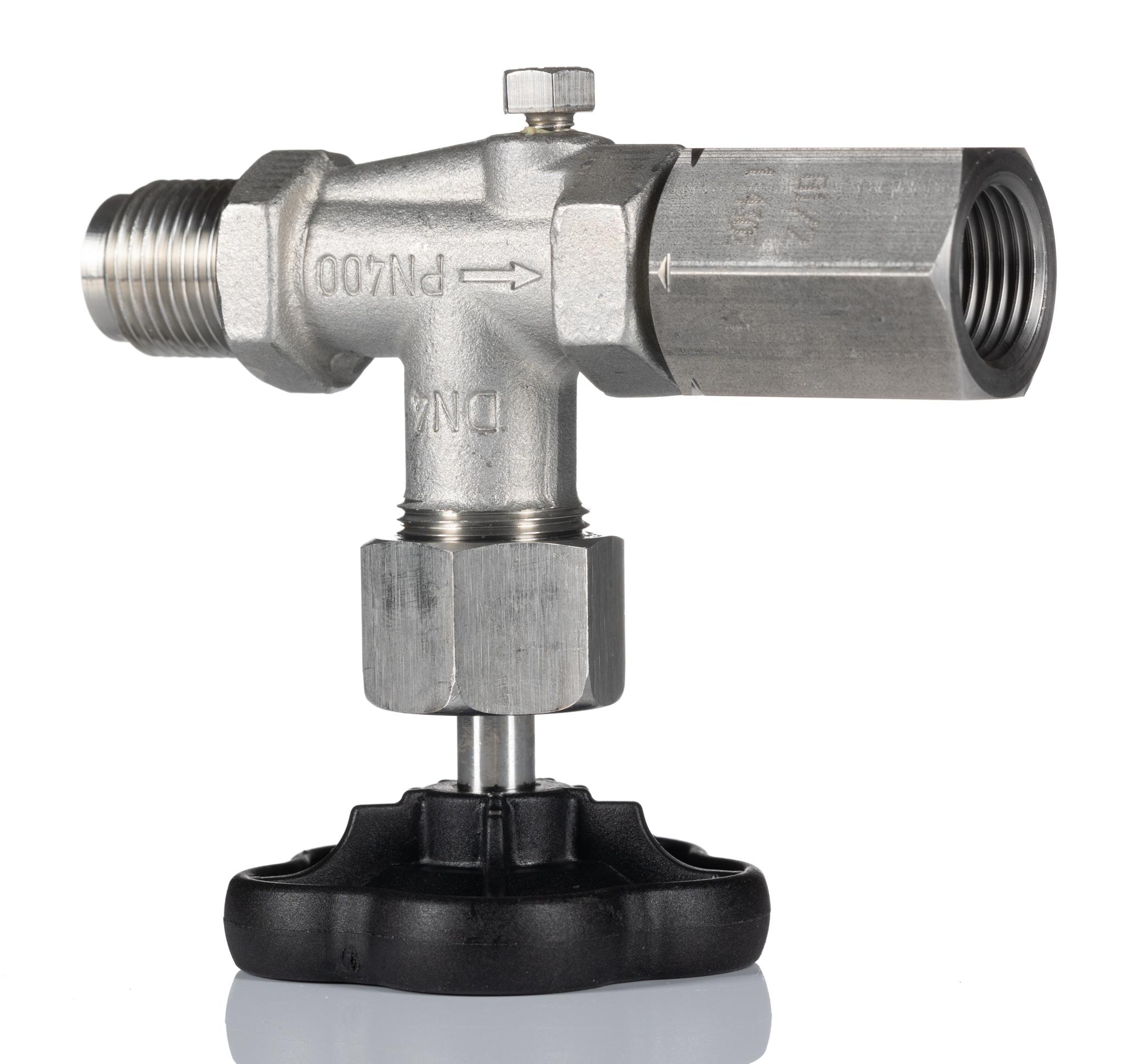 WIKA 910.11 Hydraulikmanometer-Isolierungsventil Inline Stahl