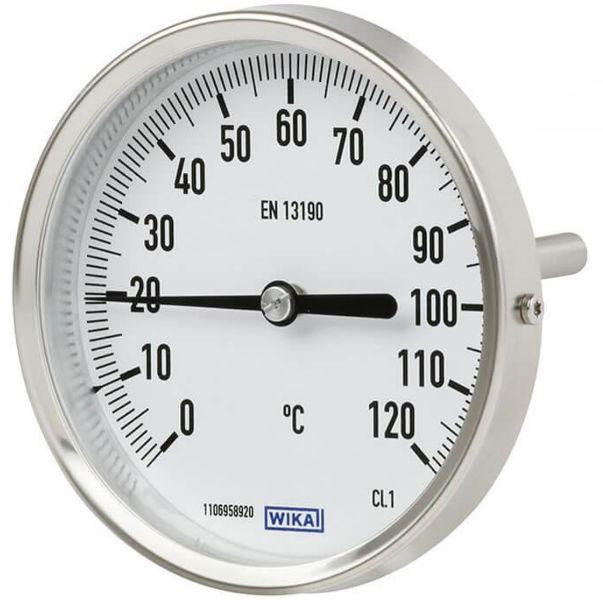 Produktfoto 1 von WIKA Zeigerthermometer Rundes Ziffernblatt, 0 → 500 °C, Skalen-Ø 63mm