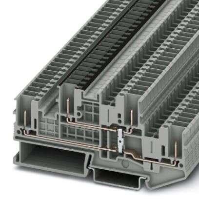 Produktfoto 1 von Phoenix Contact 5, STTB 2 Doppelstock Reihenklemmen Grau, 0.08 → 4mm², 500 V / 22A