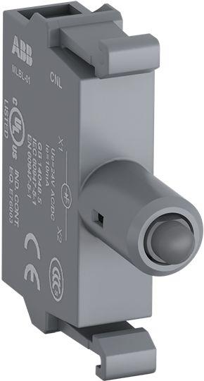 Produktfoto 1 von ABB MLBL Lichtblock Anzeigenblock LED Rot beleuchtet, 110 → 130V dc, Schraubanschluss