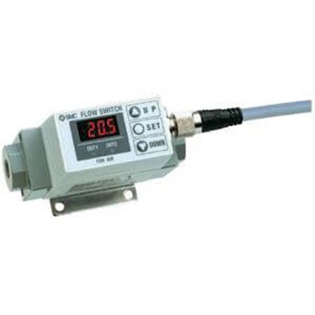 Produktfoto 1 von SMC PF2A7 Luft Durchflusssensor 24 V DC 20 l/min → 100 l/min Typ Integrierte Anzeige