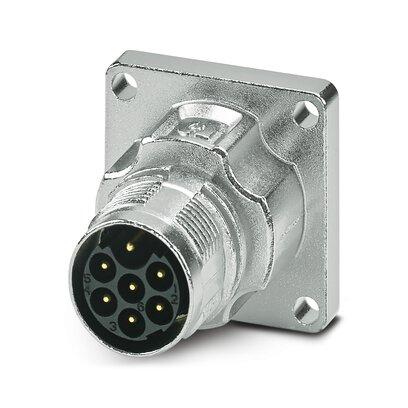 Phoenix Contact M17 PRO M17 Rundsteckverbinder Stecker 7-polig Frontmontage, Crimpanschluss IP66, IP68