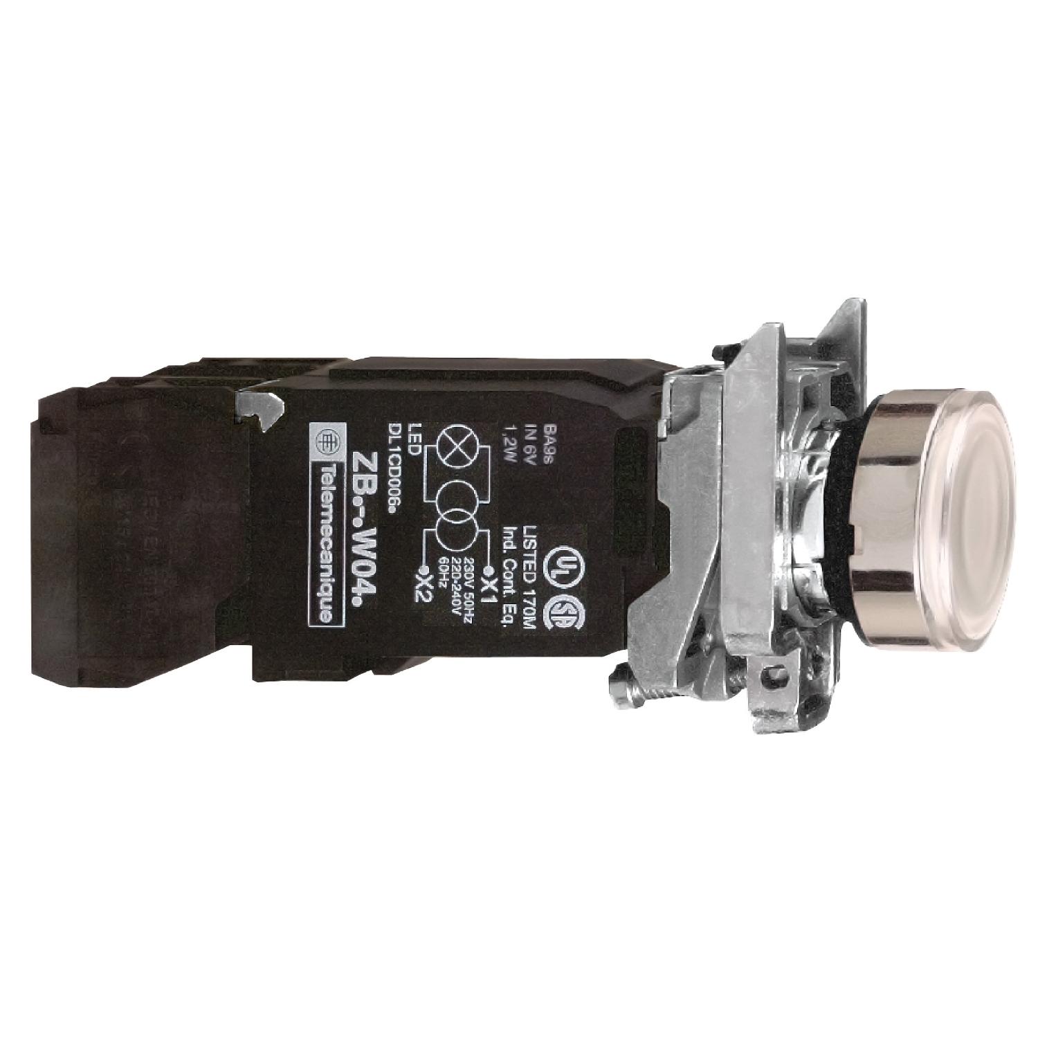 Produktfoto 1 von Schneider Electric XB4 Drucktaster 110 → 120V