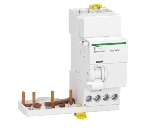 Produktfoto 1 von Schneider Electric Acti9 iDT40 RCCB, 3P+N-polig, 40A, 30mA Typ A Acti9 400V ac