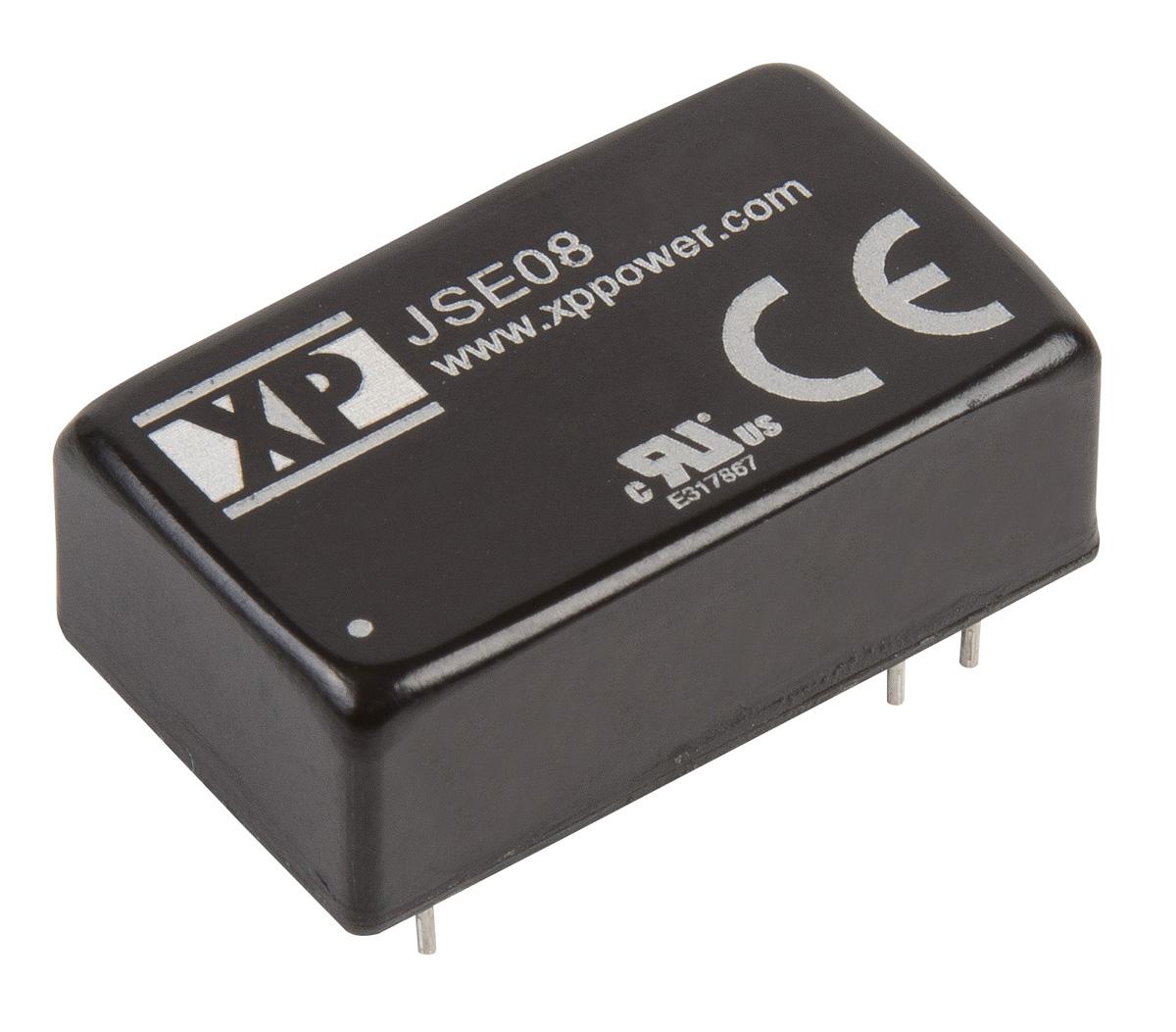 XP Power JSE08 DC/DC-Wandler 8W 24 V dc IN, 15V dc OUT / 535mA 1.5kV dc isoliert