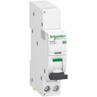 Schneider Electric Acti9 iDT40T XA Leitungsschutzschalter Typ C, 1-polig 25A 400V Acti 9 DIN-Schienen-Montage