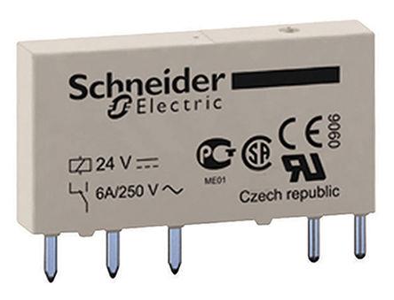 Produktfoto 1 von Schneider Electric  Monostabiles Relais, Printrelais 1-poliger Wechsler 6A 48V dc Spule