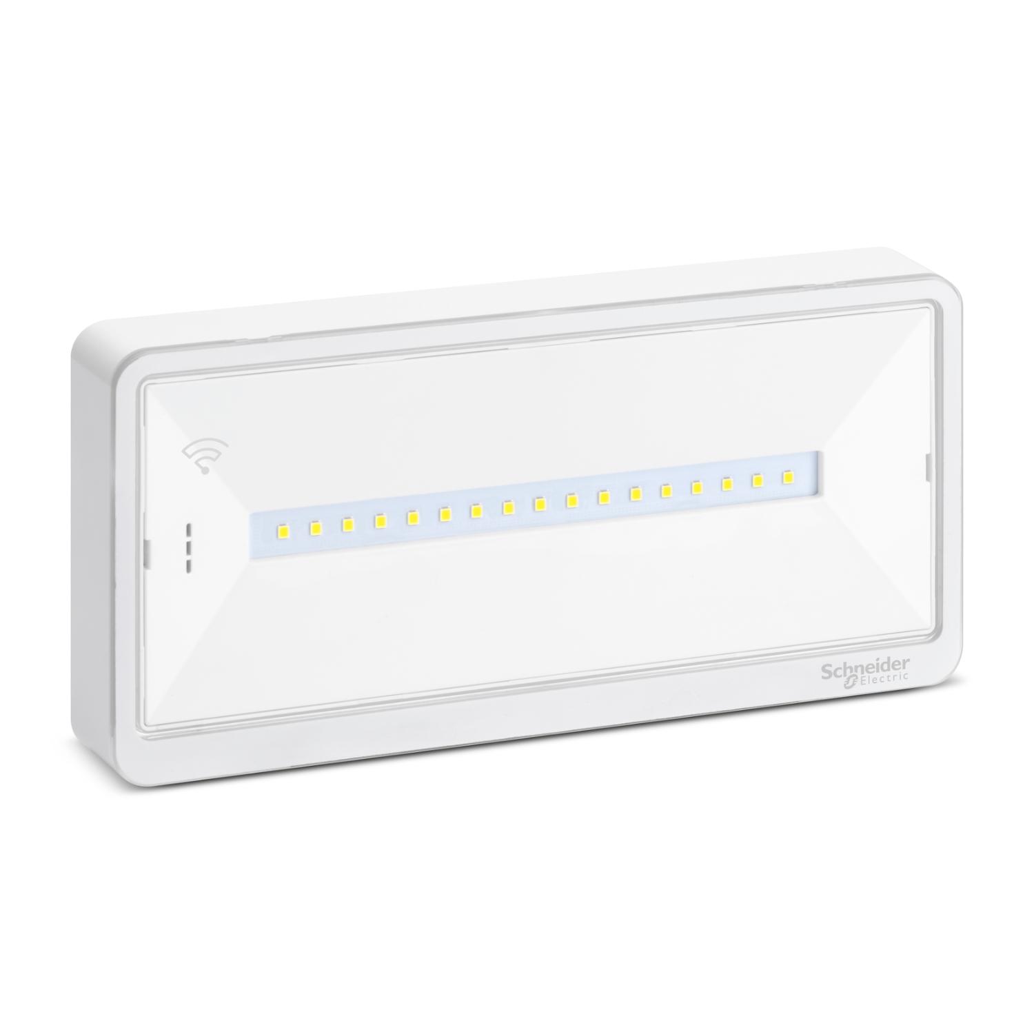 Produktfoto 1 von Schneider Electric LED Notleuchte , 230 V AC / 520 mW 650 lm, 229 mm x 112 mm x 32 mm, IP42